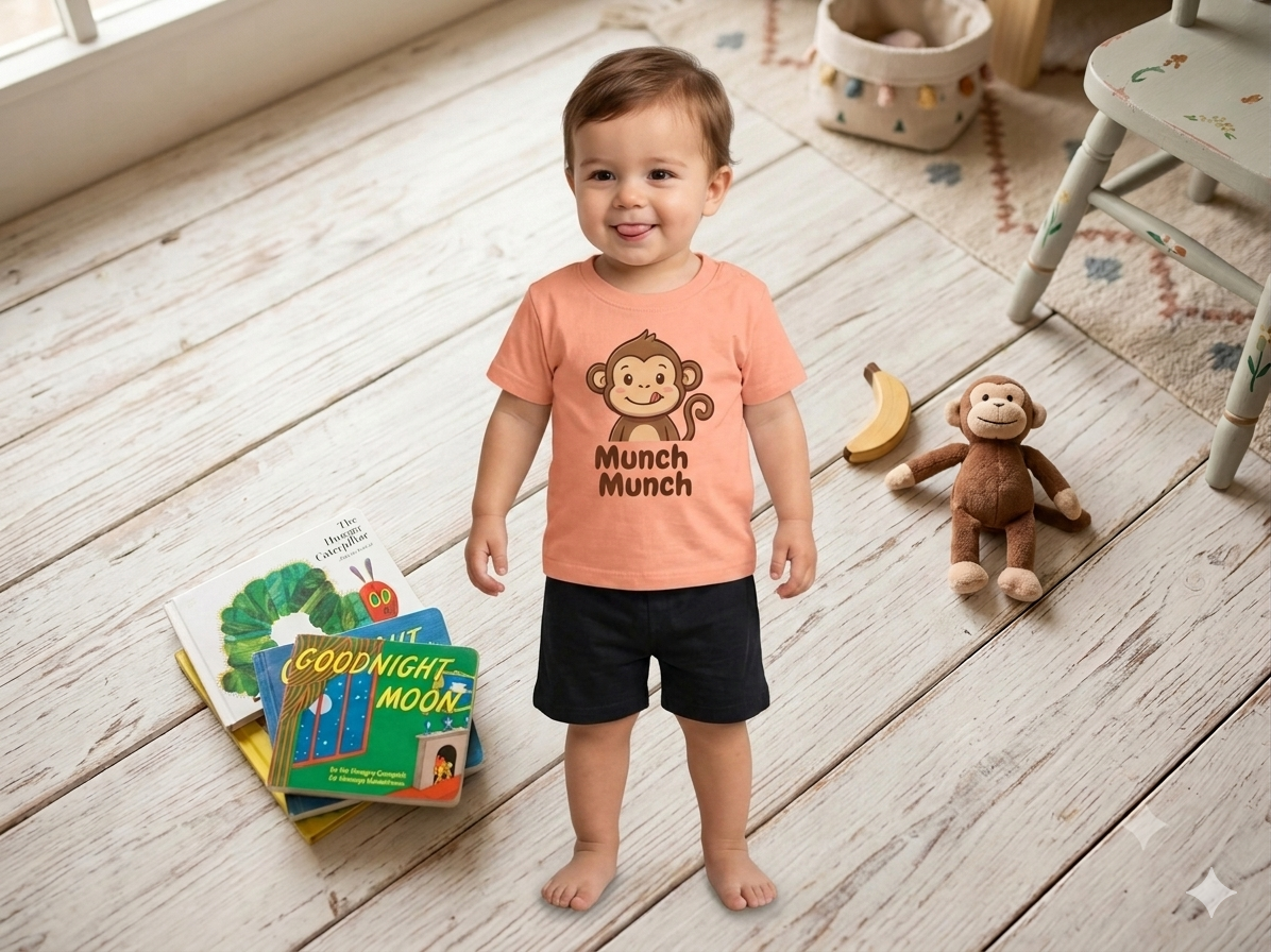 0-30 Months Baby's Premium Quality Fashionable 1 T-shirt and Pant Set