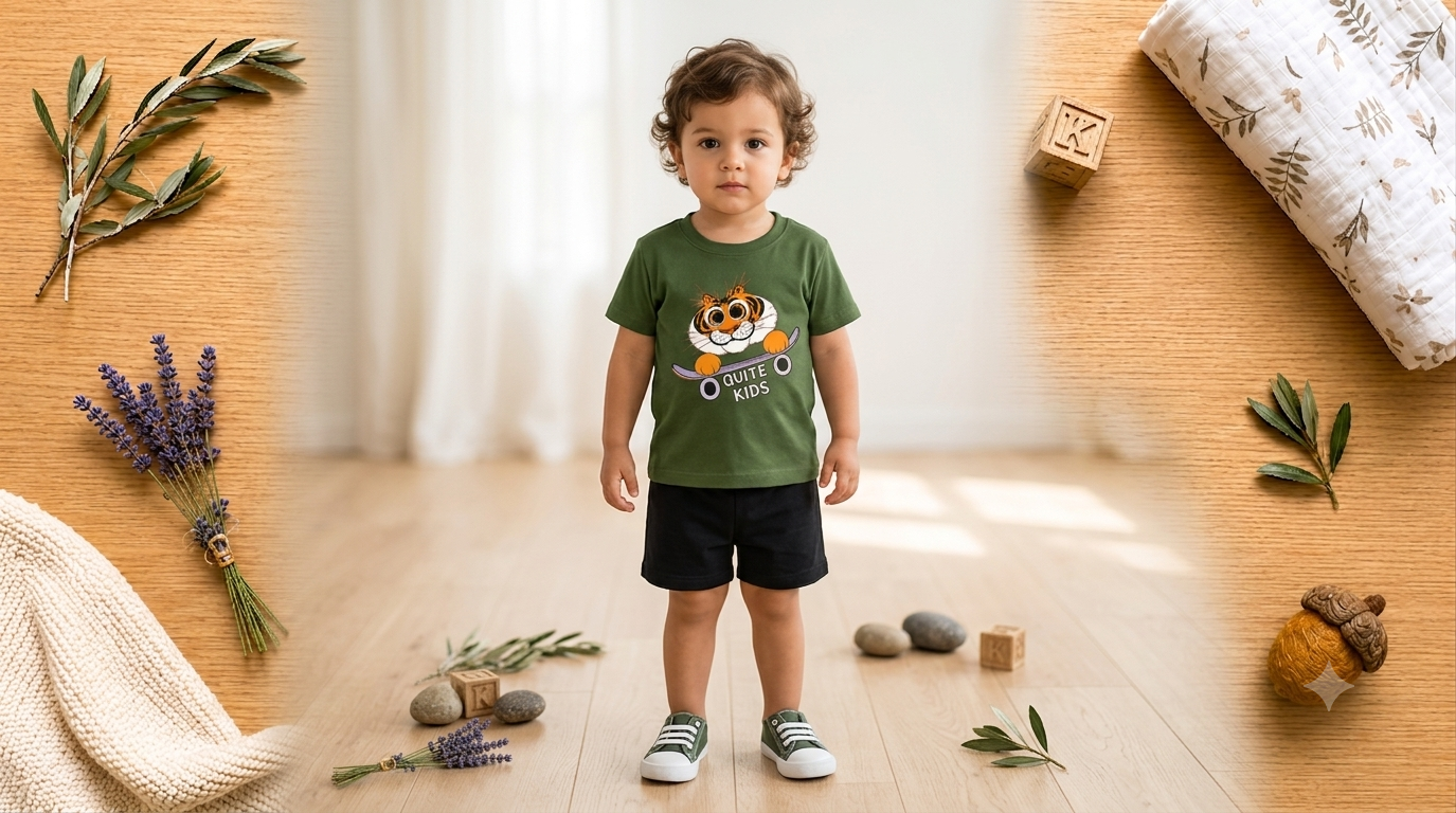 0-30 Months Baby's Premium Quality Fashionable 1 T-shirt and Pant Set