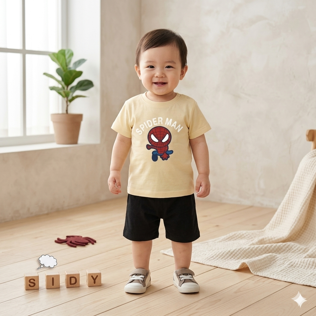 0-30 Months Baby's Premium Quality Fashionable 1 T-shirt and Pant Set